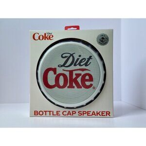 Diet Coke Bottle Cap Bluetooth Speaker Color LED Lights Radio Micro SD Wireless